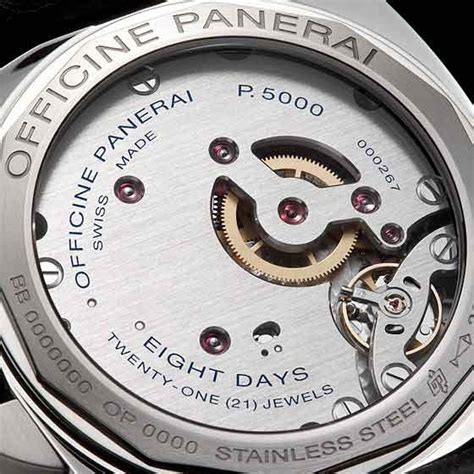 panerai caliber|Panerai p 5000 movement.